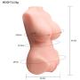 Rzoeox Sex Doll Male Masturbator with Vagina and Anal, 3D Lifelike TPE Torso Toys with Metal Skeleton for Men Masturbation (14.2 x 10.3 x 5.7in, 5.5kg)