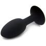 3PCS Black Butt Plug for Beginner Silicone Anal Plug Adult Products Anus Muscles Trainer Suction Cup with Stainless Steel Ball Inside