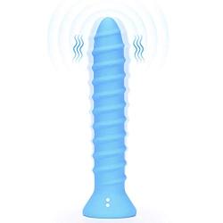 G Spot Vibrator for Vagina Stimulation, Ultra Soft Bendable Rechargeable Dildo Vibrator with 10 Vibration Patterns-Adult Sex Toys for Women and Couple