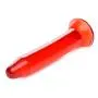 Trinity Vibes Smooth Tool Anal 7&quot Dildo, Red