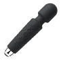 Mini Wand Massager, Handheld Massager for Your Face, Shoulder, Neck, Arms, Legs and Abdomen, Perfect for Muscle Aches and Personal Sports Recovery, Battery Powered, Black