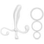 Blush Quickie Kit Prostate Massager Anal Sex Toy with Cock Rings, Glow in The Dark, Sex Toy for Guys, Sex Toy for Men