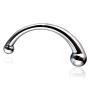 LvBo Wand Massager Handheld Personal massor Waterproof Portable Metal Massage for Muscles Back Neck Shoulder Leg Full Body Pain Relief Relaxation Medical Grade Stainless Steel (Silver (510g))
