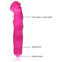 Vibrator, Oomph! Upgraded Portable Mini Penis Shaped Waterproof 16 Speeds Powerful G-spot Vibe Massager,Sex Toy for Women