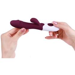 Portable 30-Speed Vibrating Silicone Waterproof G~Spôt Vîb~rá~törs Dual Vibration Home Personal Fitness Massage