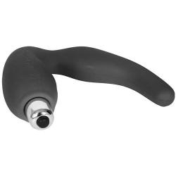 Rocks Off Naughty-boy Double P Spot Silicone Massager, Black