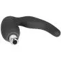 Rocks Off Naughty-boy Double P Spot Silicone Massager, Black Rocks Off Naughty-boy Double P Spot Silicone Massager, Black