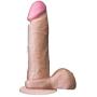 Doc Johnson The Realistic Cock with Removable Suction Cup - 6 Inch - F-Machine and Harness Compatible Dildo - Vanilla