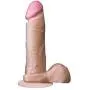 Doc Johnson The Realistic Cock with Removable Suction Cup - 6 Inch - F-Machine and Harness Compatible Dildo - Vanilla