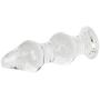 NewMaxer 5.5x1.9 Inch Large Glass Butt Plug G-spot Massager Crystal Anal Plug Butt Plug Anal Trainer Sex Toy