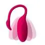 Silicone Wearable Vibes - Personal Intelligent Massager App Remote Bluetooth Control Massaging Tool App with iOS Android Role Red