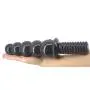 MLSice Hand Hold Anal Beads Dildo Big Dong Anal Plug Screw Handle Butt Plug Dildo Large Penis 11.8" Long Dick Anus Massage Balls Adult Sex Toys for Woman Man Couples Lesbian Gay - Black