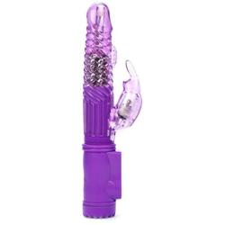 Villvi Multispeed Rechargeable Powerful Telescopic T-hrusting R-otating Uograded Rabbit Wand Toy for Women&Couples Waterproof&Whisper Quie