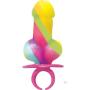 Rainbow Cock Ring Pop - Display of 12