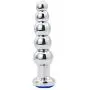Romi Metal Beads Gem Anal Plug Toy - 5 Beads Stainless Steel Pleasure Wand Butt plug for Men and Women Romi Metal Beads Gem Anal Plug Toy - 5 Beads Stainless Steel Pleasure Wand Butt plug for Men and Women