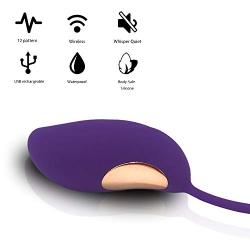 Wireless Vibrating Egg Bullet for Women and Couple with 12 Frequency Massage Modes