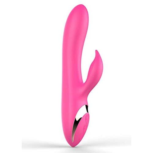 Rechargeable Ultra Quiet Rabbit Vibrator Massager Wand Sex Toy Dildo