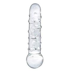 NewMaxer 11.8" Giant Glass Dildo Extra Large Crystal Dildo Huge Anal Bead Butt Plug Glass Pleasure Wand