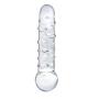 NewMaxer 11.8" Giant Glass Dildo Extra Large Crystal Dildo Huge Anal Bead Butt Plug Glass Pleasure Wand