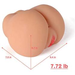 7.82Lbs Lifelike Big Size SÉ-X Dõ-ll Women Body Torso - Reálistic 3D Men Male Toy with 2 Holes TPE Material Soft and Flexible Natural