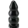 Doc Johnson Triple Ripple Butt Plug - Large - 5.6 in. Long and 2.3 in. Wide - Gradually Widens - Sturdy Flared Base - Anal Toy - Black Doc Johnson Triple Ripple Butt Plug - Large - 5.6 in. Long and 2.3 in. Wide - Gradually Widens - Sturdy Flared Base - Anal Toy - Black