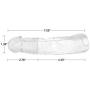 Extender Enlarger Extension Sheath Elastic Long Lasting Time Size Sleeve Stamina Enhancer 011