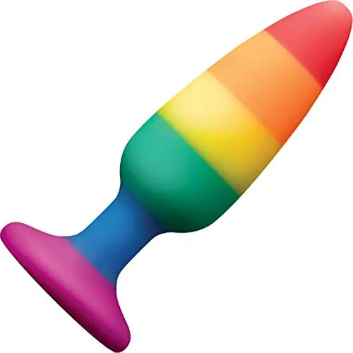 Colours Pride Edition Pleasure Butt Plug Medium - Rainbow Colours Pride Edition Pleasure Butt Plug Medium - Rainbow