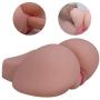 Shcasa Lifelike Ass Masturbator Male Doll, Realistic Butt Vagina and Anal Stroker for Men Masturbation, 3D Big Lifesize Bottom Sex Doll Soft Labia Tight Anus (6.6 pounds,10.2 x 9 x 4.4inch)