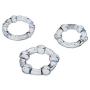 Adam & Eve Triple Erection System 3 Rings, Clear