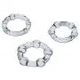 Adam & Eve Triple Erection System 3 Rings, Clear Adam & Eve Triple Erection System 3 Rings, Clear