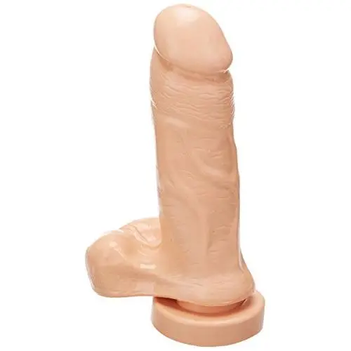 WTC Cloud Nine Thick Delightful Dong with Balls, Flesh, 7" WTC Cloud Nine Thick Delightful Dong with Balls, Flesh, 7"