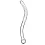 Double-Ended Glass Wand Textured Curved Huge Smooth Medical-Grade Crystal Stick for Women Men Female Beginners