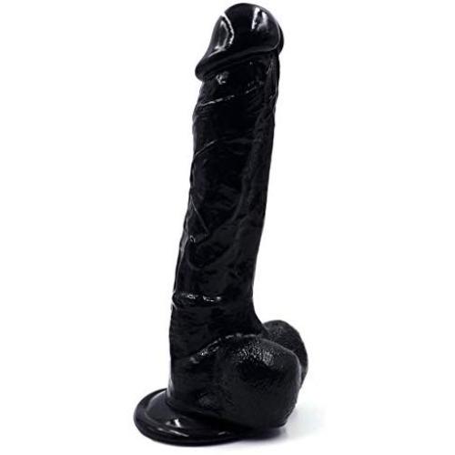 HYLHYL5-F Waterproof Handheld Lifelike Huge Women Personal Relax Material Flexible Travel Gift Stick (Black, L:23cm/7.48 in, W:4.5cm/1.57 in)