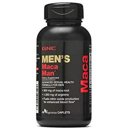 GNC Mens Maca Man - California Only, 60 Vegetarian Capsules, Supports Sexual Health