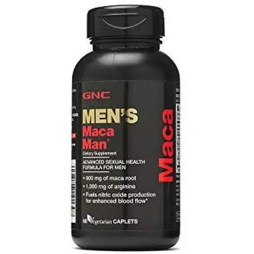 GNC Mens Maca Man - California Only, 60 Vegetarian Capsules, Supports Sexual Health GNC Mens Maca Man - California Only, 60 Vegetarian Capsules, Supports Sexual Health