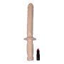 Doc Johnson Classic - The Manhandler - 14.5 Inch - 9.5 Inch Usable Length - Dildo with Handle - White