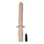 Doc Johnson Classic - The Manhandler - 14.5 Inch - 9.5 Inch Usable Length - Dildo with Handle - White