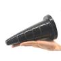 Chen-love1 Magician Waterproof Props, Household Cone Massage Stick for Men Women-Buttock Trainer Massage Tools & Equipment (Color : Black, Size : 7.16 inches)