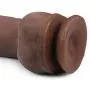 Wildfire Realistic Dildo Cyberskin Ultra-soft Lifelike Cock Penis with Suction Cup for Hands-free Play 8 Inch