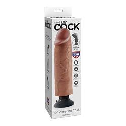 Pipedream Products King Vibrating Cock, Tan, 10 Inch