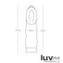 Vedo Luv Plus Rechargeable Mini Vibrator Tease Me, Turquoise