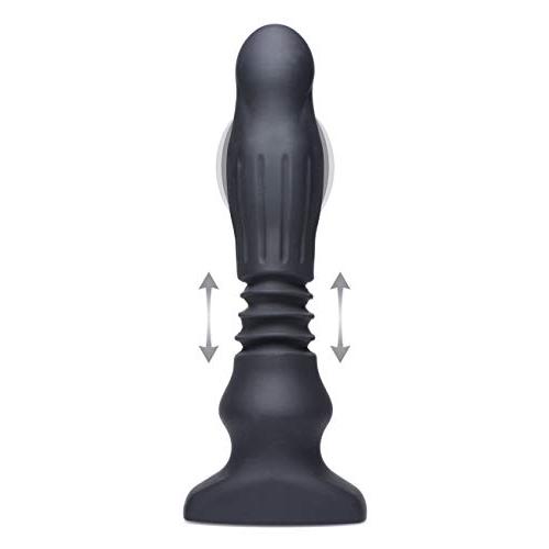 New Thunderplugs Silicone Swelling and Thrusting Plug with Remote Control - Premium Silicone Flexible Ergonomically-Shaped USB-Rechargeable Vibrator!