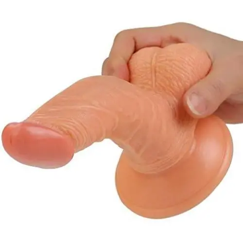 HYLHYL5-F Strǎp ǒn fǒr Lěsbìǎn, Suction Cup Super Huge Box Package 100% Waterproof Meat Color PVC Rod Length: 18cm/7.1in HYLHYL5-F Strǎp ǒn fǒr Lěsbìǎn, Suction Cup Super Huge Box Package 100% Waterproof Meat Color PVC Rod Length: 18cm/7.1in