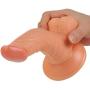 HYLHYL5-F Strǎp ǒn fǒr Lěsbìǎn, Suction Cup Super Huge Box Package 100% Waterproof Meat Color PVC Rod Length: 18cm/7.1in