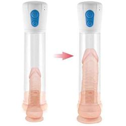 Realistic Men Couples Penísgrowth Pump Electric Vacuum Pump, Health Vacuum Air Pump Male Love Toy Confidential Delivery (Color : Black)