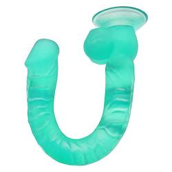 Lfcmf 42cm Huge Long Handsfree Female Personal Massager Lifelike Big Monster Massage Wand Lfcmf (Color : Green)