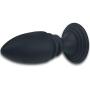 Large Silicone Anal Plug - Textured Butt Sex Stimulator - Suction Base Sex Toy