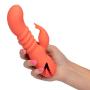 Calexotics California Dreaming Orange County Cutie Silicone Thrusting Rabbit Vibrator