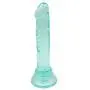 5.7 Inch Realistic Dildo, Body-Safe Material Lifelike Dildo Powerful Suction Cup Dildo,Flexible Cock Adult Sex Toy from Women (Green)