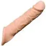 Skin 10inch Pê-NIS Sleeve Vib-ratór Reusable Cóndoms for Men Pê-NIS En-la-rgement Delay Ejacuation Trainer Pê-nisring Cóndom Condones Safer